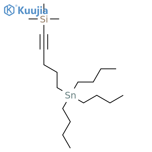 SILANE, TRIMETHYL[5-(TRIBUTYLSTANNYL)-1-PENTYNYL]- structure