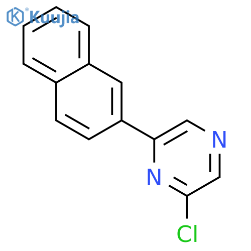 2-Chloro-6-(naphthalen-2-yl)pyrazine structure