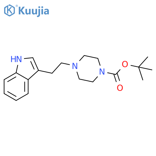 1-BOC-4-[2-(1H-INDOL-3-YL)-ETHYL]-PIPERAZINE structure