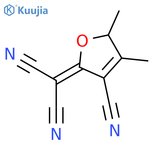 PROPANEDINITRILE, (3-CYANO-4,5-DIMETHYL-2(5H)-FURANYLIDENE)- structure