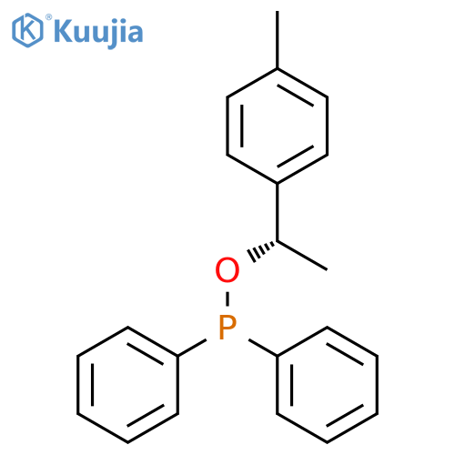 PHOSPHINOUS ACID, DIPHENYL-, (1S)-1-(4-METHYLPHENYL)ETHYL ESTER structure