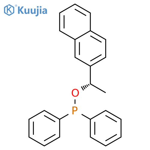 PHOSPHINOUS ACID, DIPHENYL-, (1S)-1-(2-NAPHTHALENYL)ETHYL ESTER structure