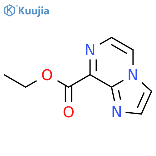 Ethyl imidazo[1,2-a]pyrazine-8-carboxylate structure
