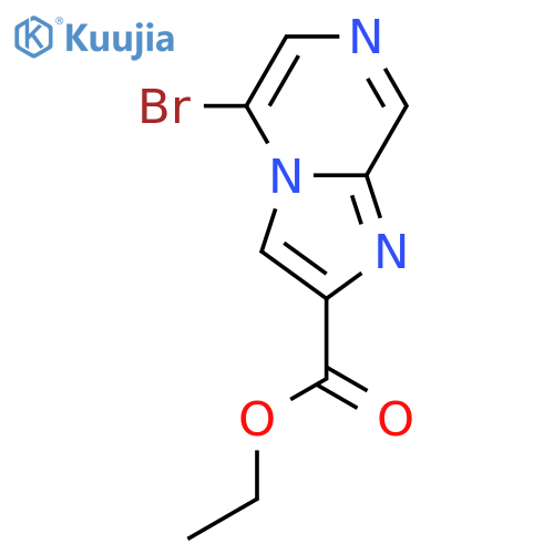 Ethyl 5-bromoimidazo[1,2-a]pyrazine-2-carboxylate structure