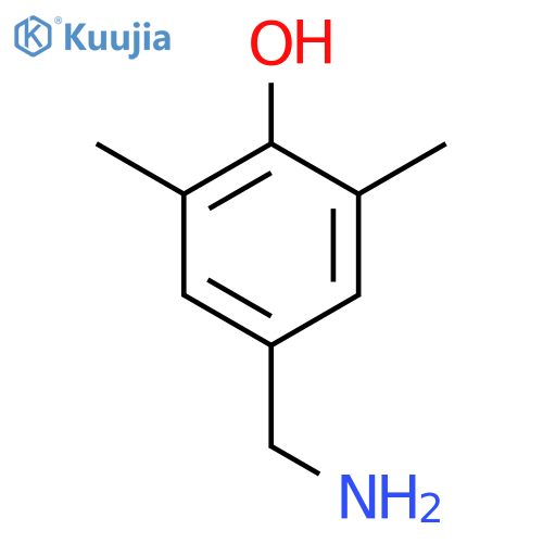 4-(aminomethyl)-2,6-dimethylphenol structure
