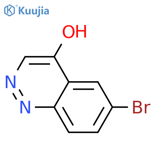 6-Bromocinnolin-4-ol structure