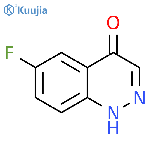 6-fluoro-1,4-dihydrocinnolin-4-one structure