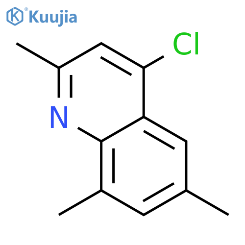 4-Chloro-2,6,8-trimethylquinoline structure