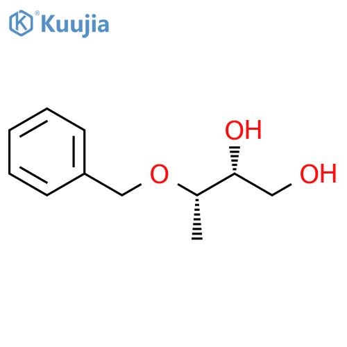1,2-Butanediol, 3-(phenylmethoxy)-, (2R,3S)- structure