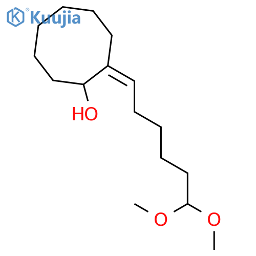 CYCLOOCTANOL, 2-(6,6-DIMETHOXYHEXYLIDENE)-, (2Z)- structure