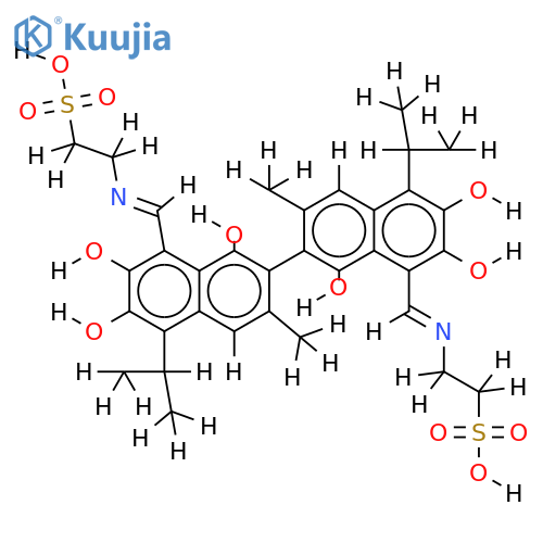 2-Aminoethylsulfonate-Gossypol structure