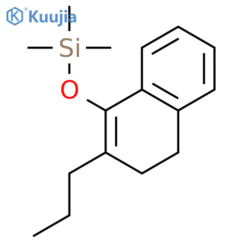 SILANE, [(3,4-DIHYDRO-2-PROPYL-1-NAPHTHALENYL)OXY]TRIMETHYL- structure
