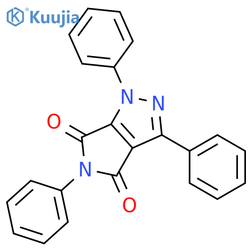 Pyrrolo[3,4-c]pyrazole-4,6(1H,5H)-dione, 1,3,5-triphenyl- structure
