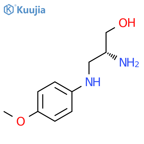 1-PROPANOL, 2-AMINO-3-[(4-METHOXYPHENYL)AMINO]-, (2R)- structure