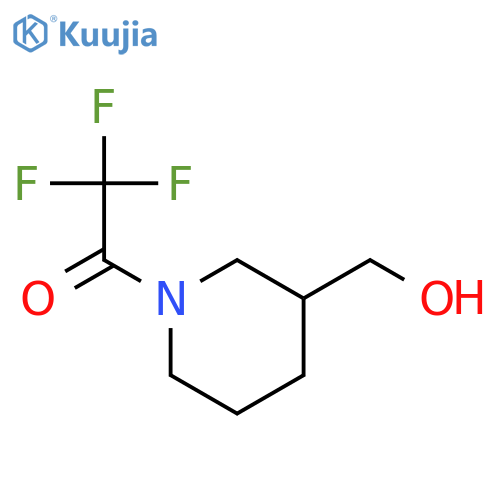 3-Piperidinemethanol, 1-(trifluoroacetyl)- structure
