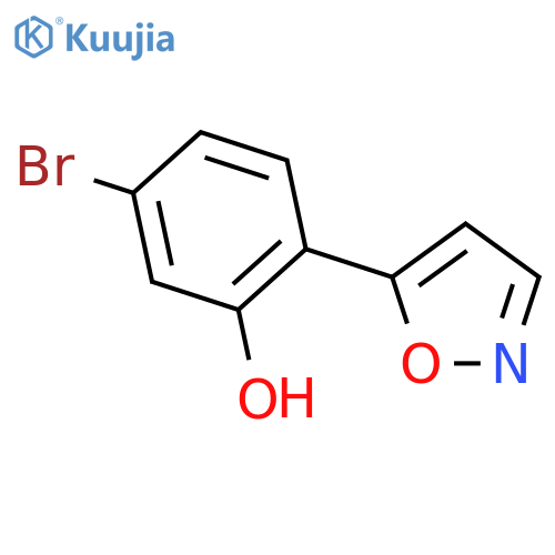 5-Bromo-2-(isoxazol-5-yl)phenol structure