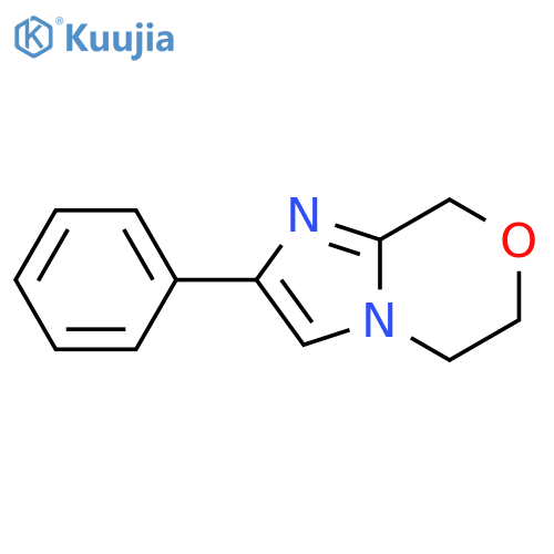 8H-IMIDAZO[2,1-C][1,4]OXAZINE, 5,6-DIHYDRO-2-PHENYL- structure