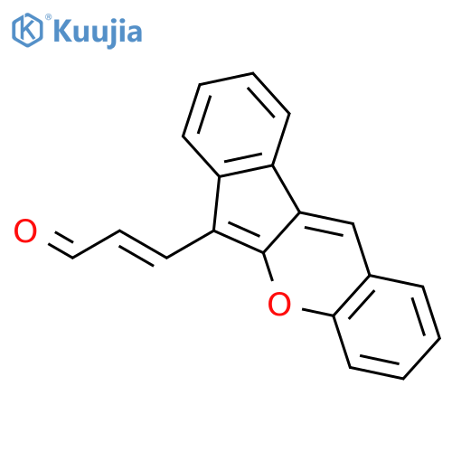 2-PROPENAL, 3-BENZ[B]INDENO[1,2-E]PYRAN-6-YL- structure