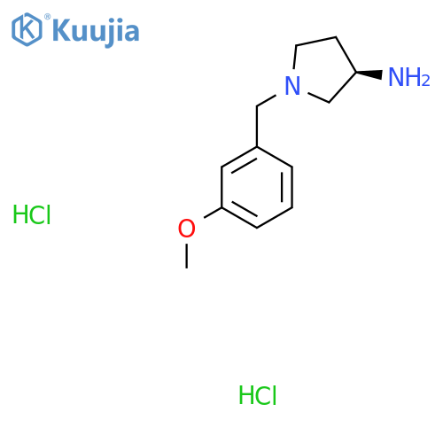 (R)-1-(3-Methoxybenzyl)pyrrolidin-3-amine dihydrochloride structure