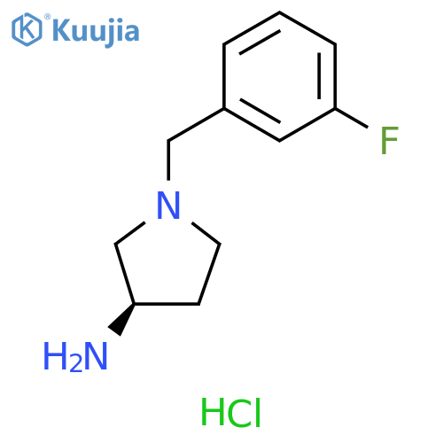 (R)-1-(3-Fluorobenzyl)pyrrolidin-3-amine dihydrochloride structure