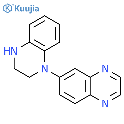 1(2H),6'-Biquinoxaline, 3,4-dihydro- structure