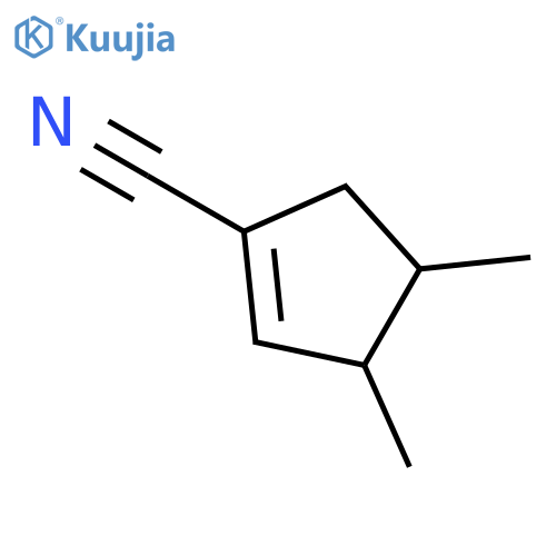 1-Cyclopentene-1-carbonitrile, 3,4-dimethyl- structure