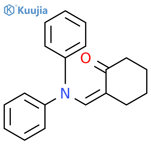 CYCLOHEXANONE, 2-[(DIPHENYLAMINO)METHYLENE]-, (E)- structure