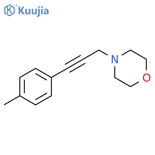 Morpholine, 4-[3-(4-methylphenyl)-2-propynyl]- structure
