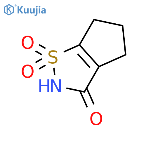 5,6-Dihydro-1lambda~6~-cyclopenta[d][1,2]thiazole-1,1,3(2H,4H)-trione structure