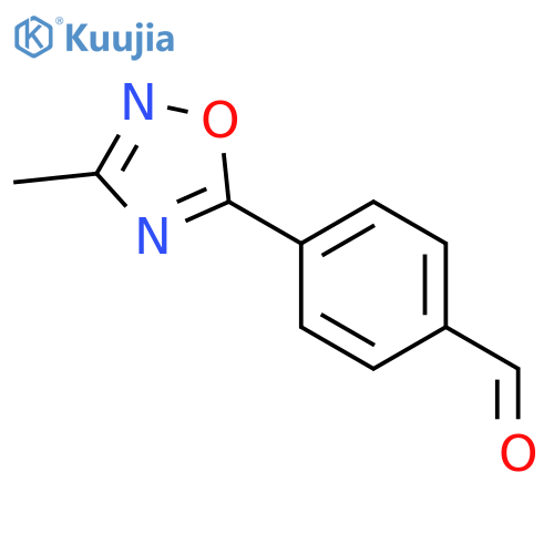 4-(3-methyl-1,2,4-oxadiazol-5-yl)benzaldehyde structure