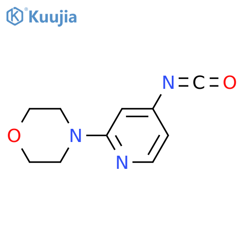 4-(4-Isocyanatopyridin-2-yl)morpholine structure