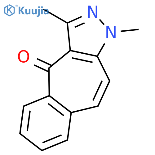 1,3-dimethylbenzo[4,5]cyclohepta[1,2-c]pyrazol-4(1H)-one structure