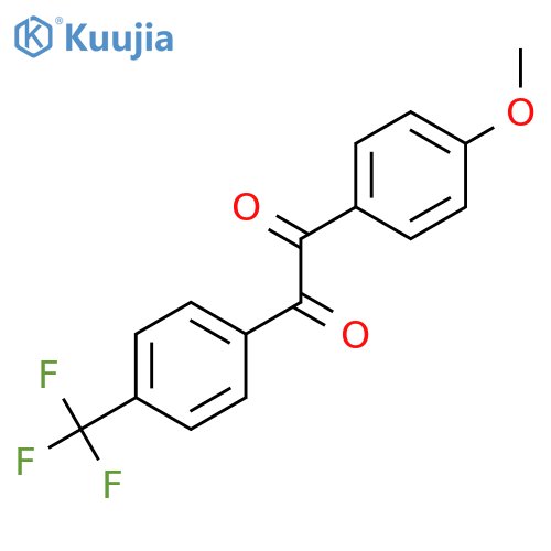 Ethanedione, (4-methoxyphenyl)[4-(trifluoromethyl)phenyl]- structure