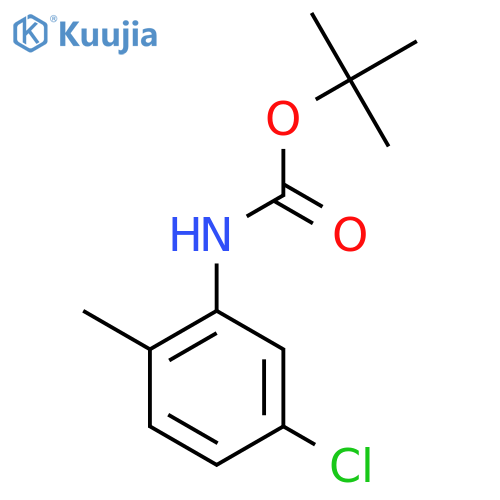 N-tert-butoxycarbonyl-5-chloro-2-methylaniline structure