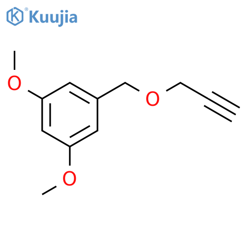 Benzene, 1,3-dimethoxy-5-[(2-propynyloxy)methyl]- structure