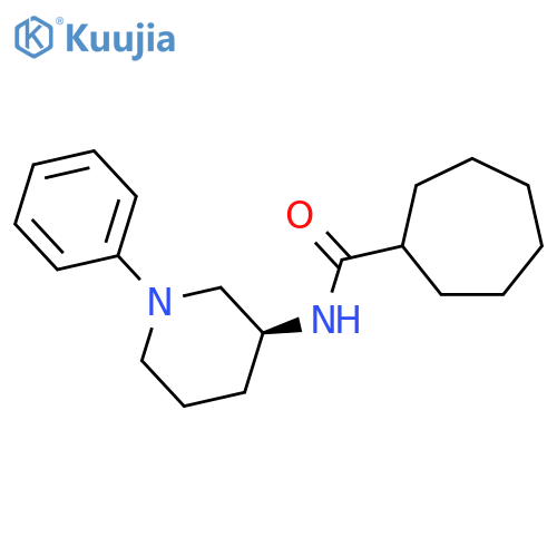 CYCLOHEPTANECARBOXAMIDE, N-[(3S)-1-PHENYL-3-PIPERIDINYL]- structure