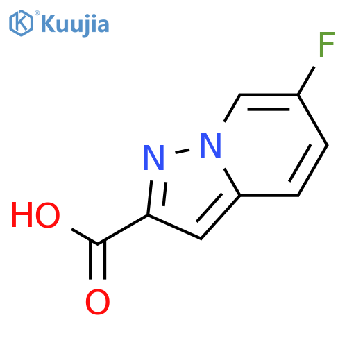 6-Fluoropyrazolo[1,5-a]pyridine-2-carboxylic acid structure