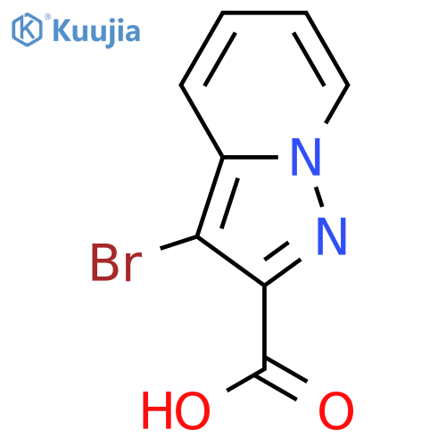 3-Bromopyrazolo1,5-apyridine-2-carboxylic Acid structure
