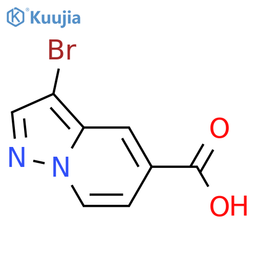 3-Bromopyrazolo[1,5-a]pyridine-5-carboxylic acid structure