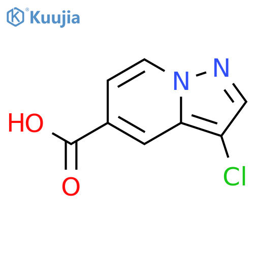 3-Chloropyrazolo[1,5-a]pyridine-5-carboxylic acid structure