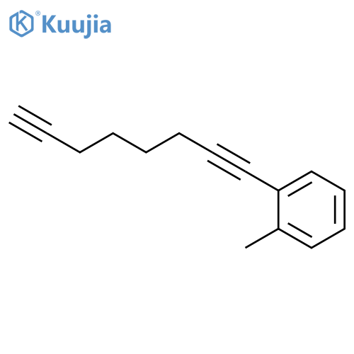 BENZENE, 1-METHYL-2-(1,7-OCTADIYNYL)- structure