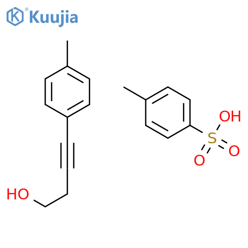 3-Butyn-1-ol, 4-(4-methylphenyl)-, 4-methylbenzenesulfonate structure