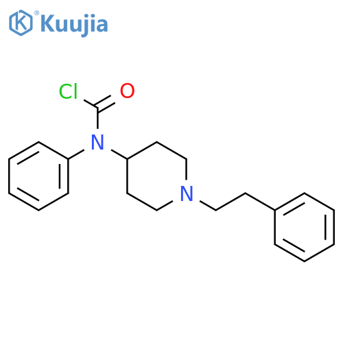Carbamic chloride, phenyl[1-(2-phenylethyl)-4-piperidinyl]- structure