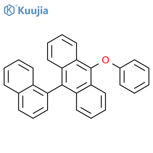 ANTHRACENE, 9-(1-NAPHTHALENYL)-10-PHENOXY- structure