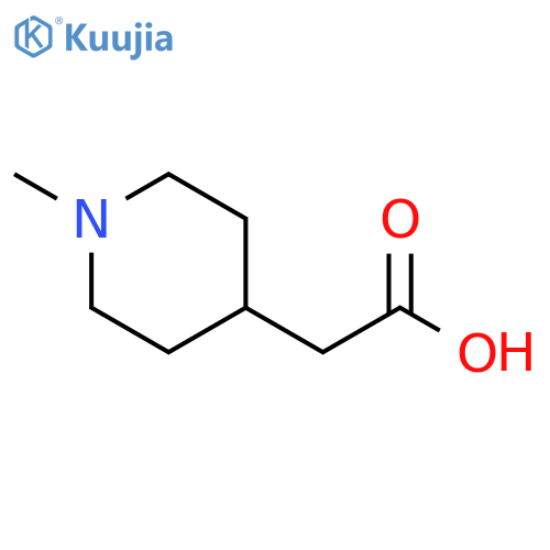 2-(1-methyl-4-piperidyl)acetic acid structure