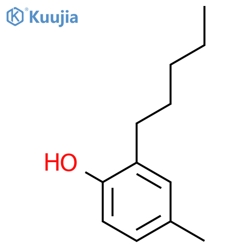 4-Methyl-2-pentylphenol structure