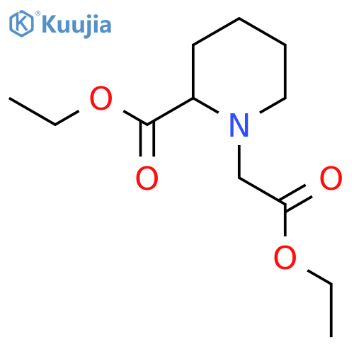 Ethyl 1-(Ethoxycarbonylmethyl)piperidine-2-Carboxylate structure