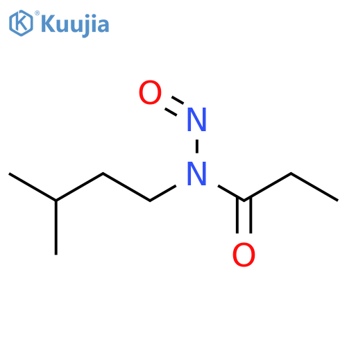 Propanamide,N-(3-methylbutyl)-N-nitroso- structure