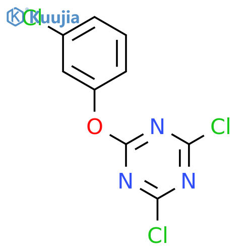 1,3,5-Triazine, 2,4-dichloro-6-(3-chlorophenoxy)- structure