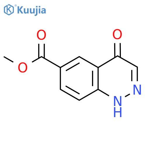 Methyl 4-oxo-1,4-dihydrocinnoline-6-carboxylate structure